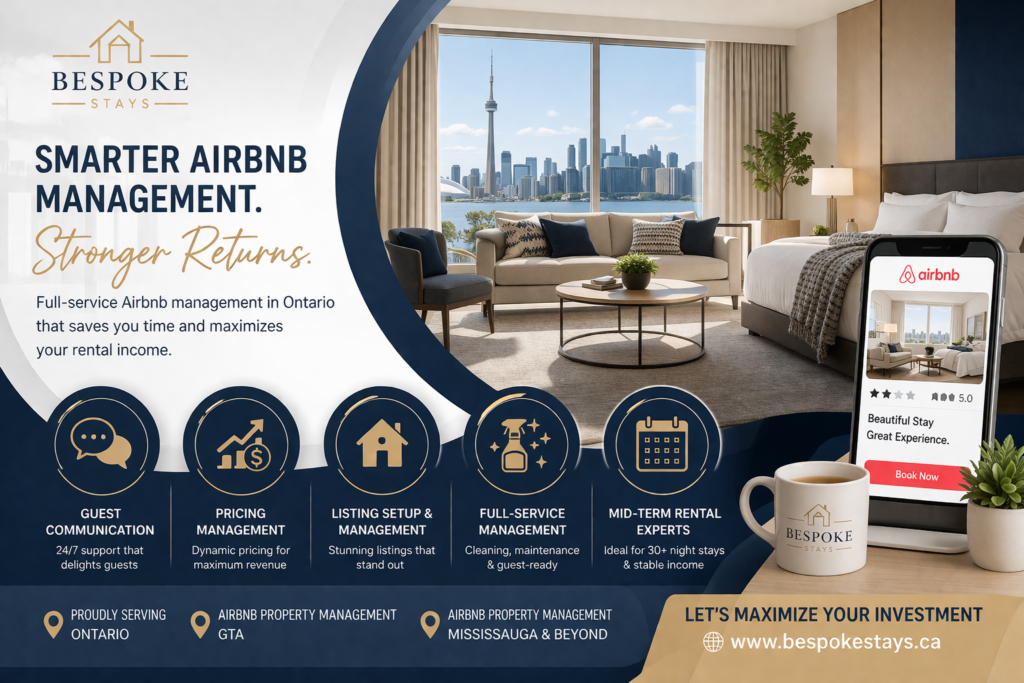 Airbnb Management Services in Ontario
