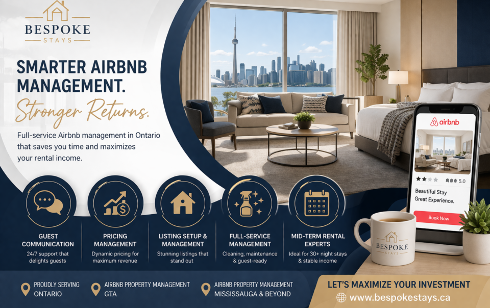 Airbnb Management Services in Ontario
